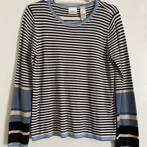 Liz Claiborne Villager Women’s Long Sleeve Lightweight Sweater, Large